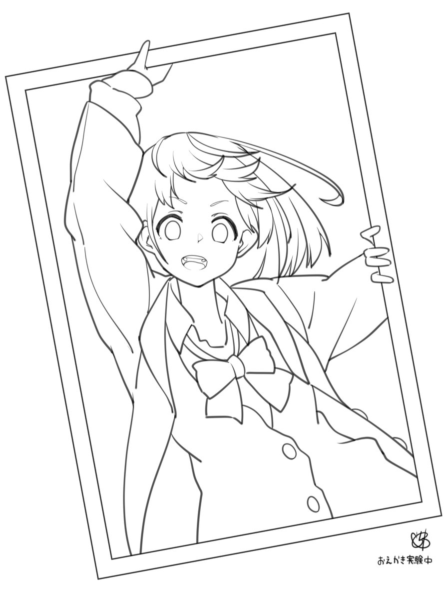 お絵かき実験中
漫画用の線とイラスト用の線 