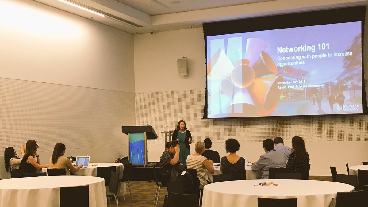 ERA_Australia's tweet photo. The Australian Association of Gerontology Student and Early Career Group @gerontologyau and @ERA_Australia are delighted to host a post-#ERA2018Monash / pre-#AAGConf18 workshop on 'Networking 101', presented by A/Prof Priscilla Johanesen @MonashBDI @Monash_FMNHS @MonashUni. https://t.co/yaPhSNPPz3