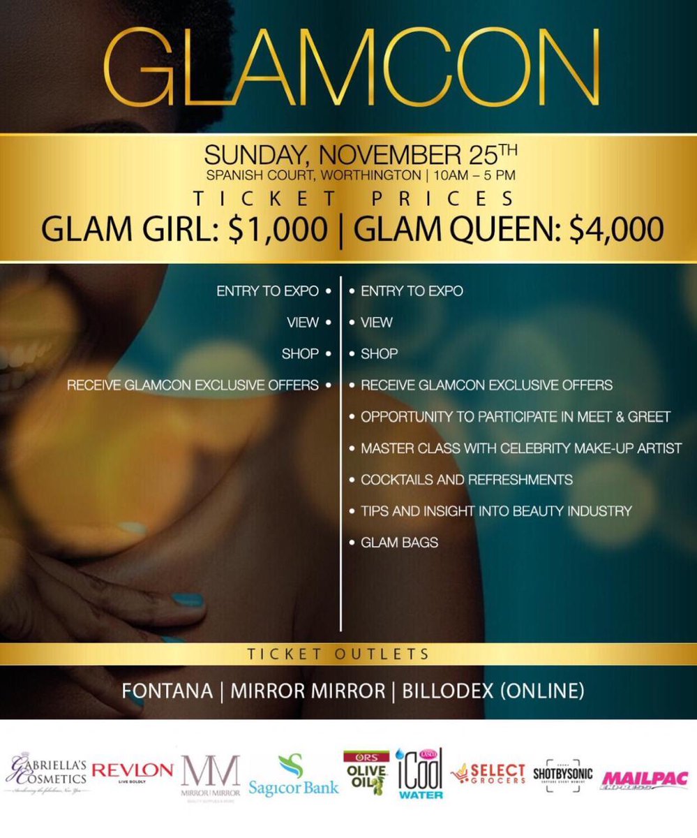 Islandbelle_876's tweet photo. Special offers on skin &amp; haircare products ?🧖🏽‍♀ Discounts on your favorite makeup brands? 😍 &amp; insight on the beauty industry? Yes our Sunday is booked! THANK U, NEXT! ✨ Come for the GLAM &amp; stay for our #BossBabe GLAM Panel 💎 Tickets on sale NOW #LimitedAvailable @glamconja https://t.co/VWXNF28HEI