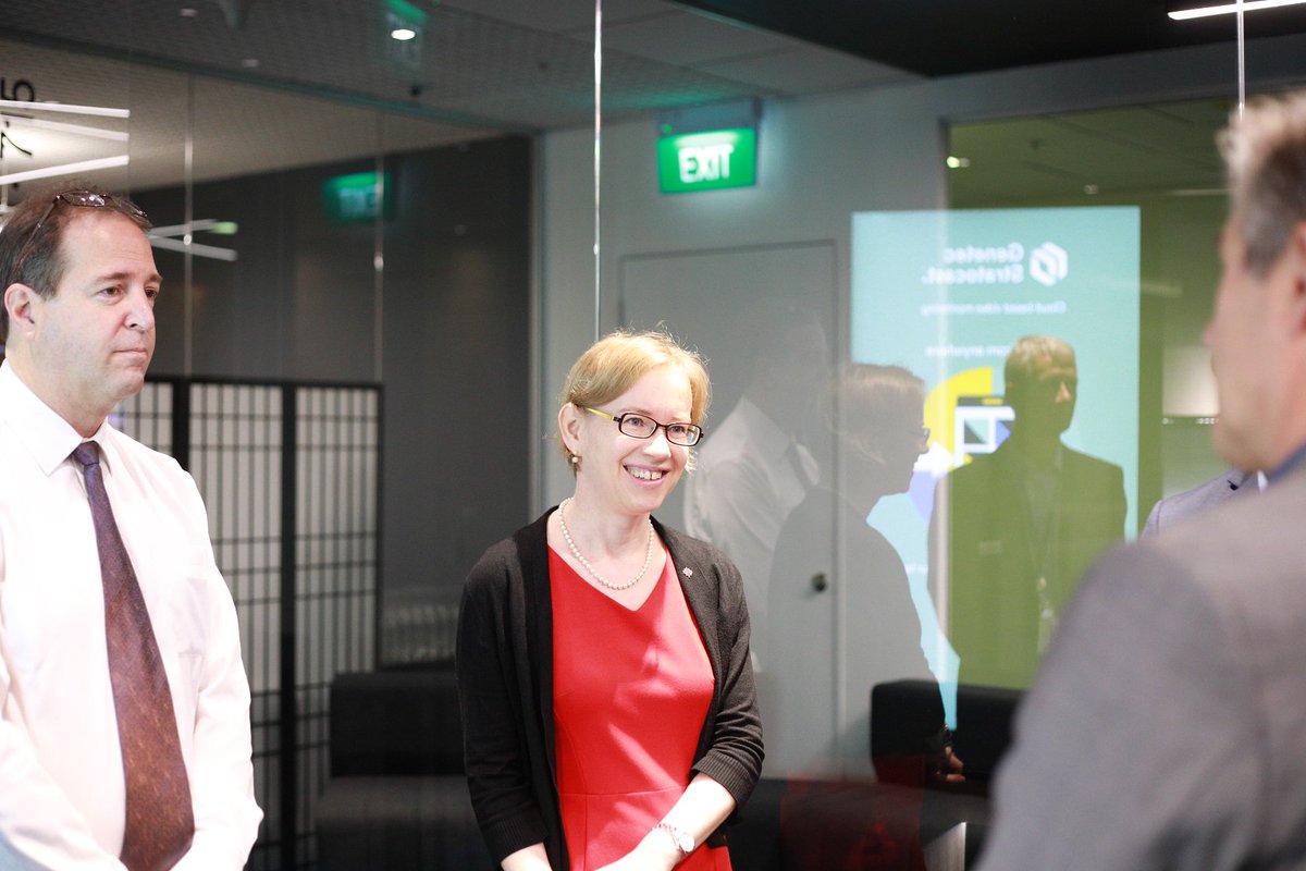 genetec's tweet photo. We are excited to officially inaugurate the new @Genetec #Singapore #APAC headquarters, and are pleased to have the High Commissioner of #Canada, @Lynn_in_SG with us on this special day: https://t.co/ule66JPcK6 https://t.co/YexjoOwA1f
