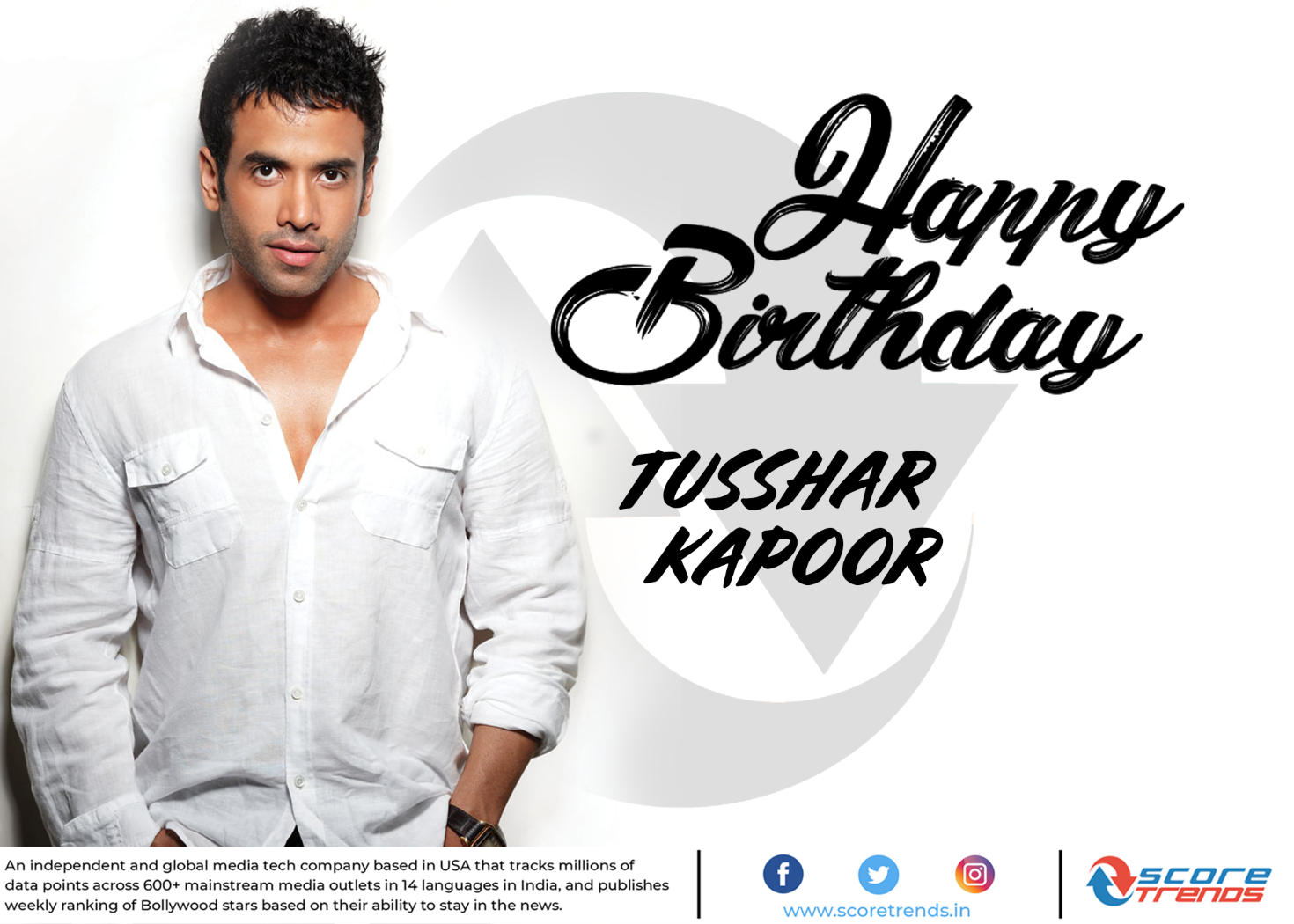 Score Trends wishes Tusshar Kapoor a Happy Birthday!! 