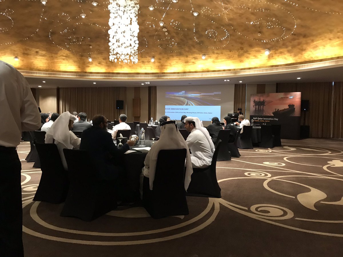 dikouv's tweet image. Everything set for the @SAPMENA Qatar Innovation day at @wdoha. Great content and demos in store for the participants from the Oil &amp;amp; Gas industry. #SAPQID #SAPInnovationDay