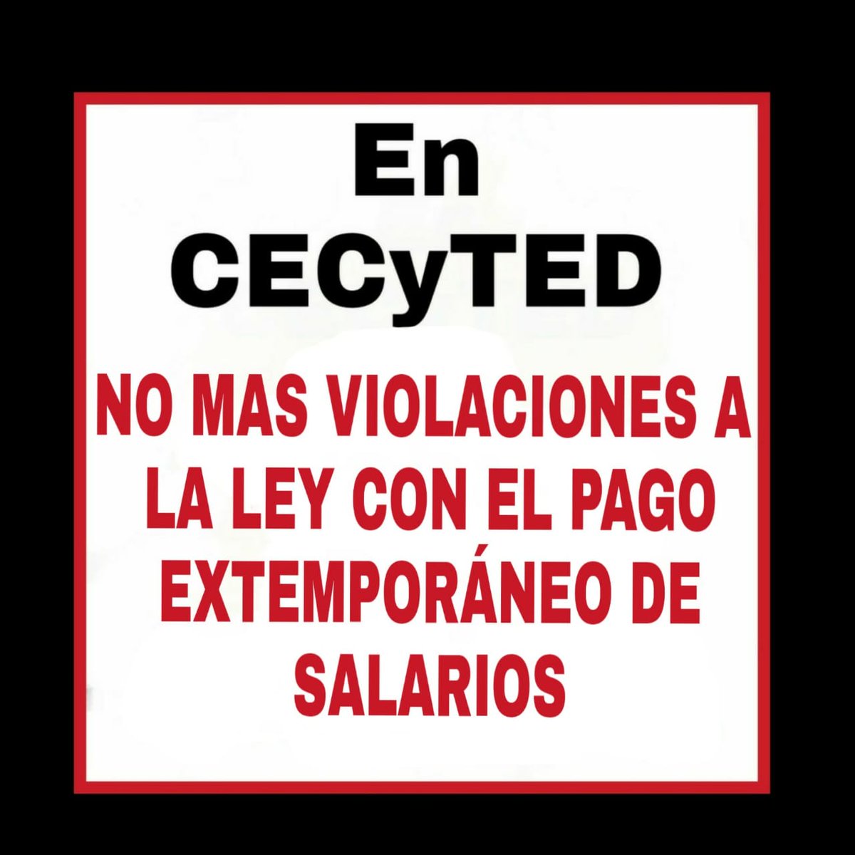 fhersal70's tweet photo. Pago puntual de salarios https://t.co/Bl3FIrqFa9