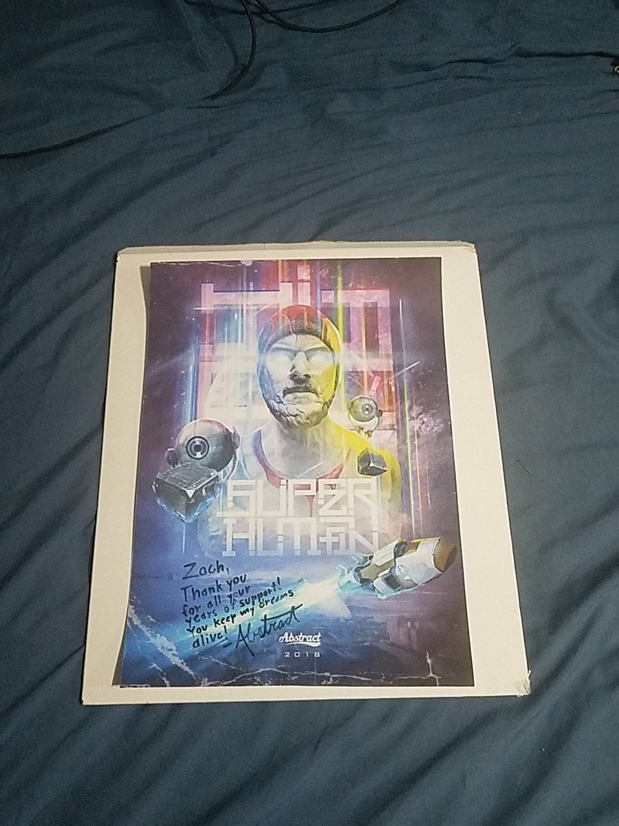 IAmPyroxii's tweet image. Thanks to Jolly Old @TheTrueAbstract, Christmas came early! Thanks for the music you make and here's to many more years of incredible work.

P.S. My sister also thanks you for the extra stickers 😁