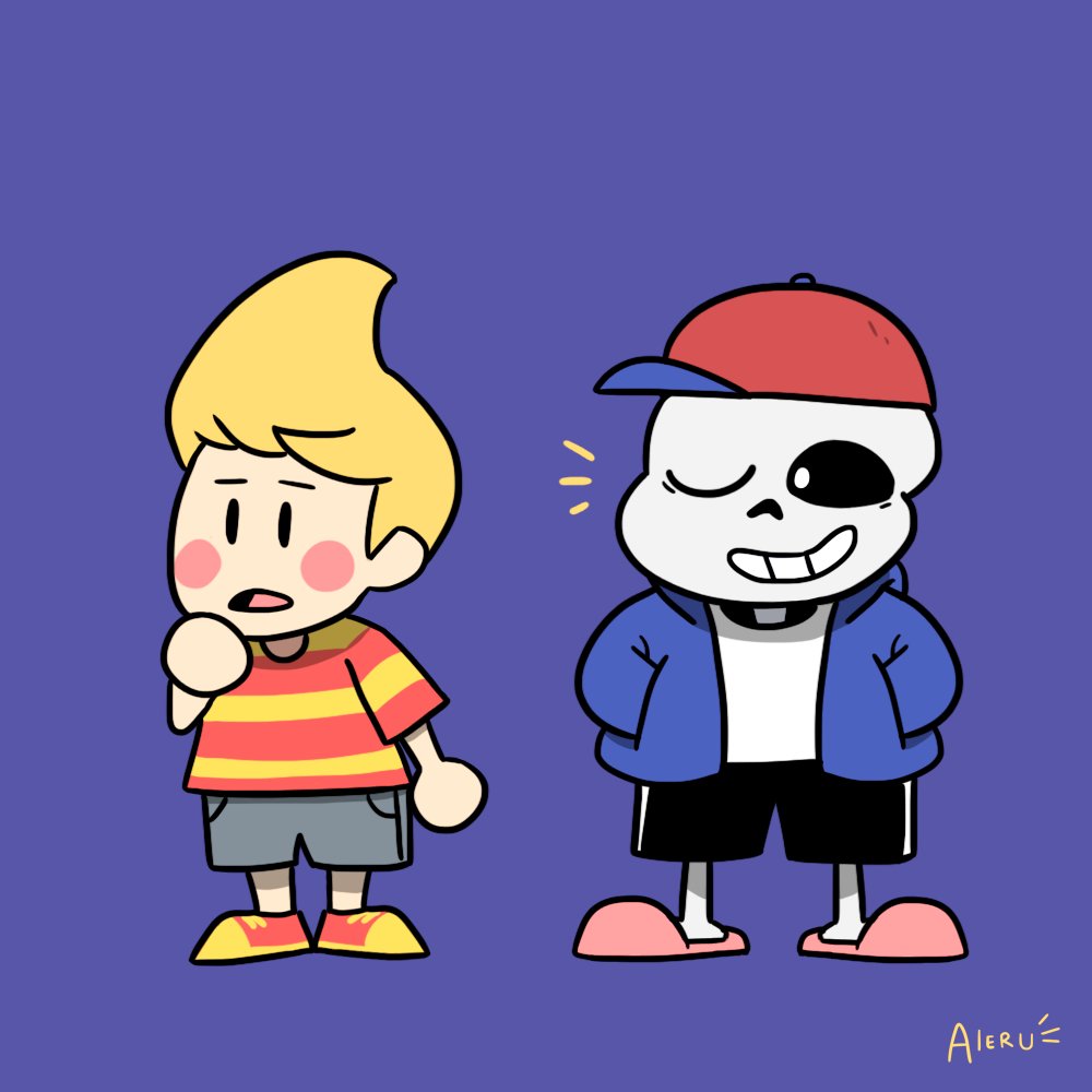 Aleruleru A Random Drawing Of My Favorite Earthbound Characters 3 Earthbound Undertale好きと繋がりたい Undertale Sans Ness Giveusmother3 Fanart Nintendoswitch Nintendo T Co Gdadwaar42