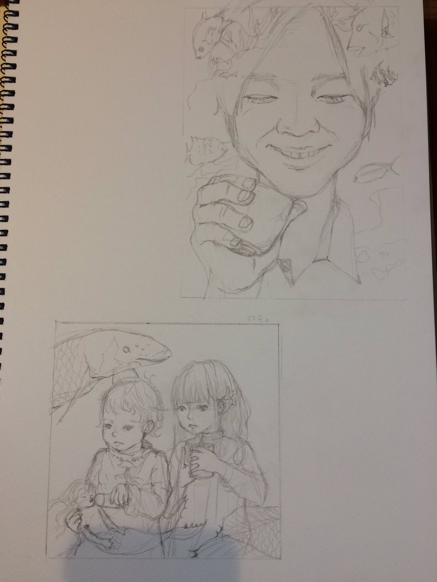 こんな感じの人物の絵本を描きたいっていうイラストと、夫の誕生日がもうすぐなので似顔絵作成中です。
この後ペンでなぞって、水彩で色付けします。
#アナログイラスト
#水彩
#絵本作家になりたい 