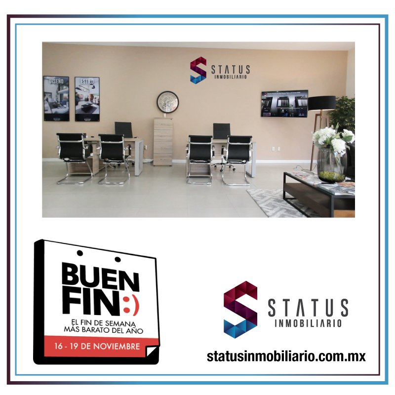 StatusInmuebles's tweet image. #StatusInmobiliario cerrando con gran éxito el #BuenFin 
Espera nuestras siguientes promociones, esperemos estrenes tu casa en este Diciembre.
statusinmobiliario.com.mx