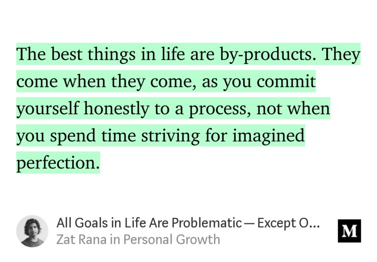 glo_ip's tweet image. &quot;All Goals in Life Are Problematic - Except One&quot; - @Zat_Rana link.medium.com/pWZSmLXlZR