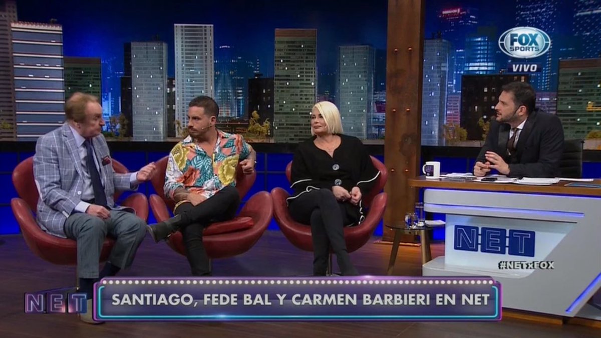 CeciiGalvan's tweet image. Carmen, Fede y Santiago en #NETxFOX
