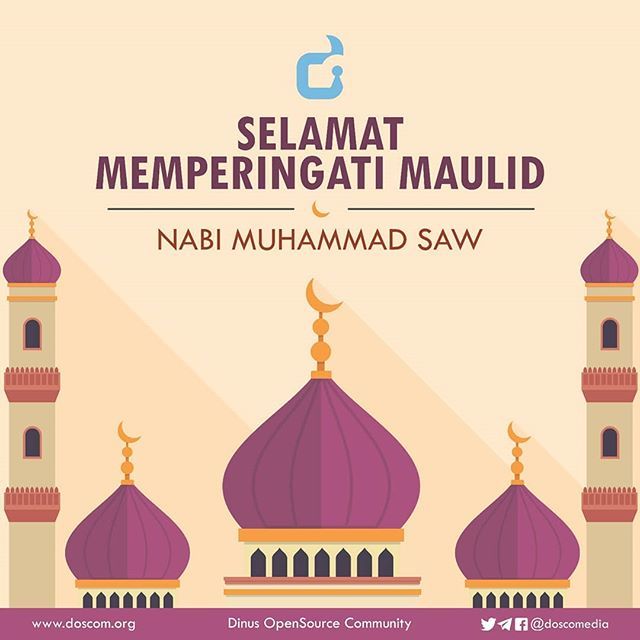 doscomedia's tweet photo. Selamat merayakan hari Maulid Nabi Muhammad SAW 12 Rabiul Awal 1440H 2018.
Semoga di hari Maulid Nabi ini, kita selalu mendapat Syafaat Rasulullah dengan meneladani akhlak beliau.
DOSCOM
Universitas Dian Nuswantoro
#doscomedia #doscom #udinus_smg #udin… https://t.co/xsbQu768Rm https://t.co/q68WJCW0pw