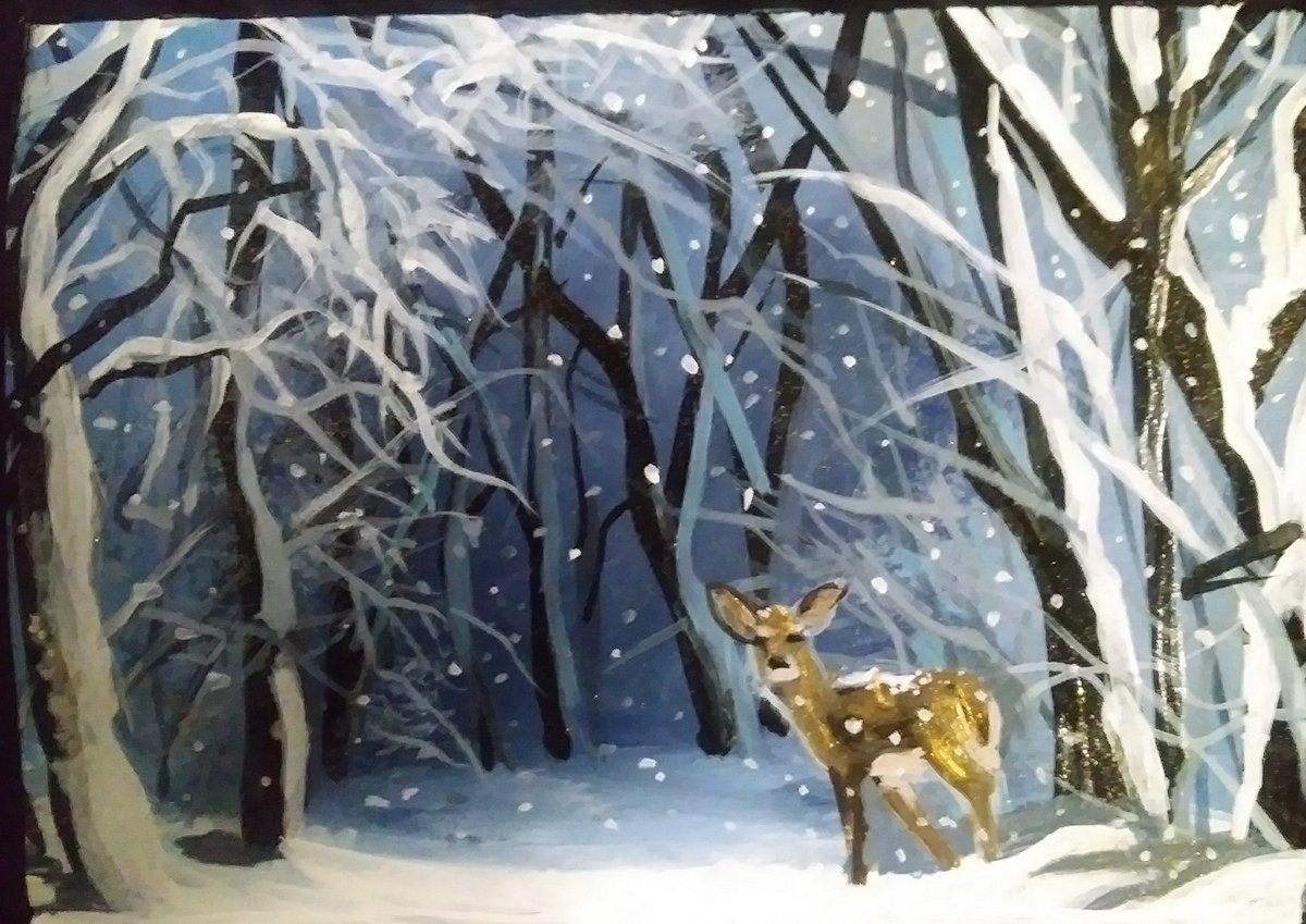 Runningdoe's tweet image. Acrylic painting for xmas card for a friend. See more work on Etsy at HarmonyartsStudio
#Christmasgifts #Christmas #greetingcard #artwork #art #acrylicpainting #outdoor #Snowvember #deerseason #winter #DOE #wonderland