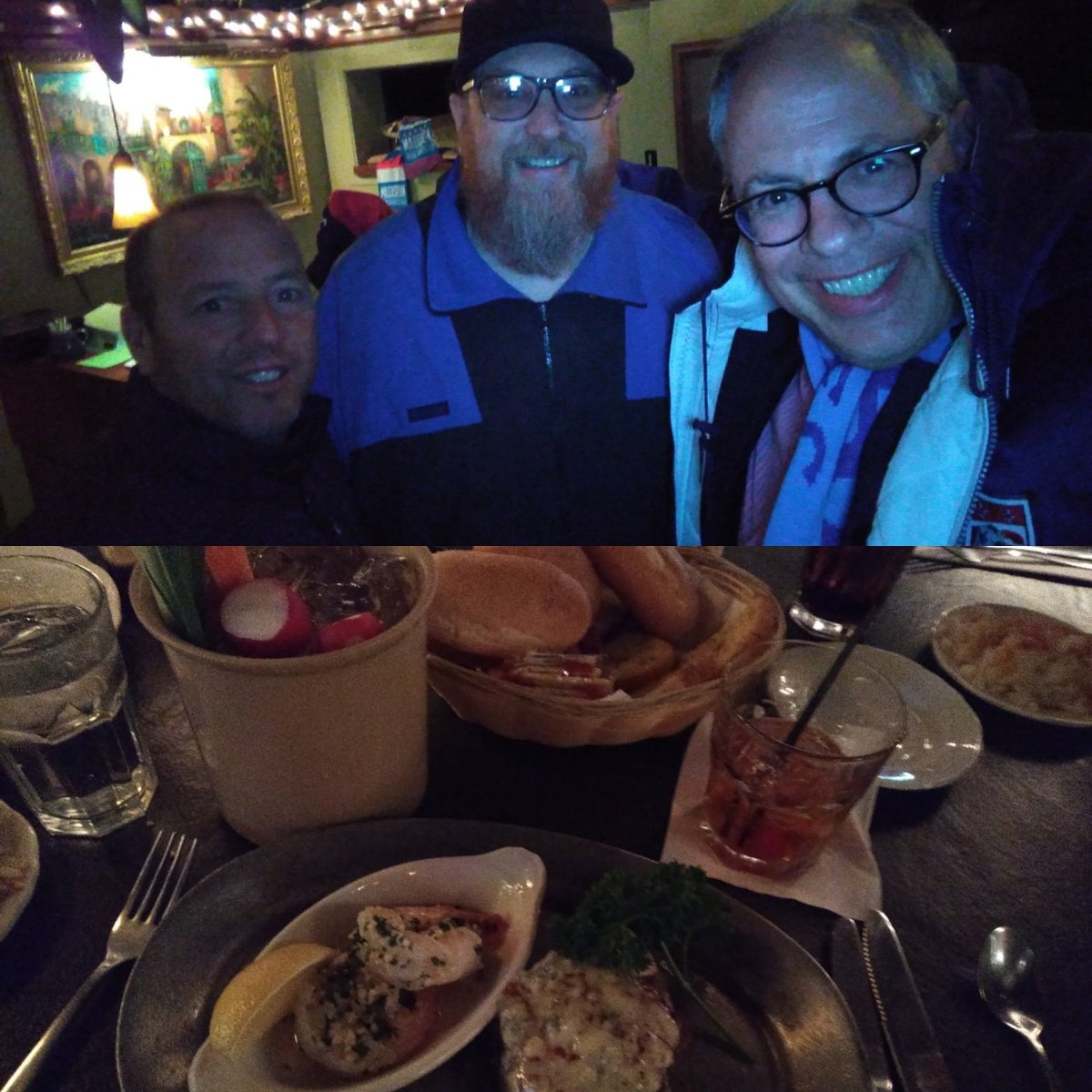 Sharing good times with @dunord and @forwardmadisonfc head Coach Daryl Shore at Smoky's Club. #filet #oldfashioneds #relishtray