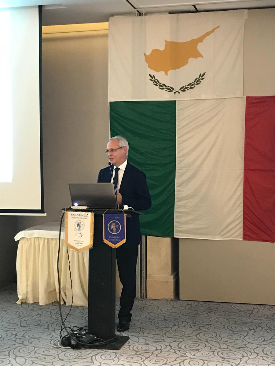 Glimpses of the ceremony in the presence of the italian ambassador in Cyprus, his excellency Mr Andrea Cavallari