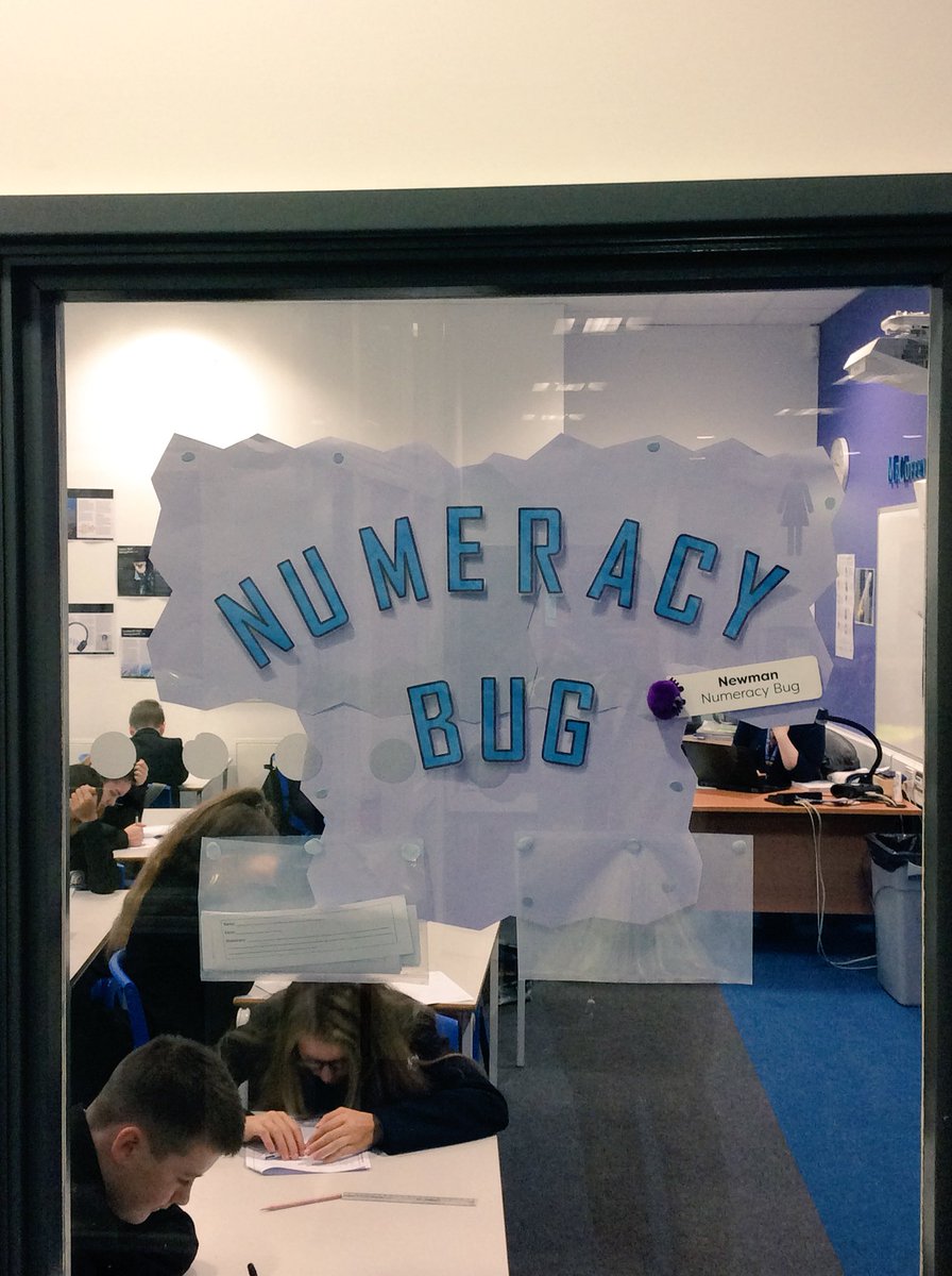 NewmanNumeracy's tweet photo. The #NumeracyBug display is up and running outside V6! How many can you win? #numeracy #competition #lovelearning https://t.co/87YGMruit2