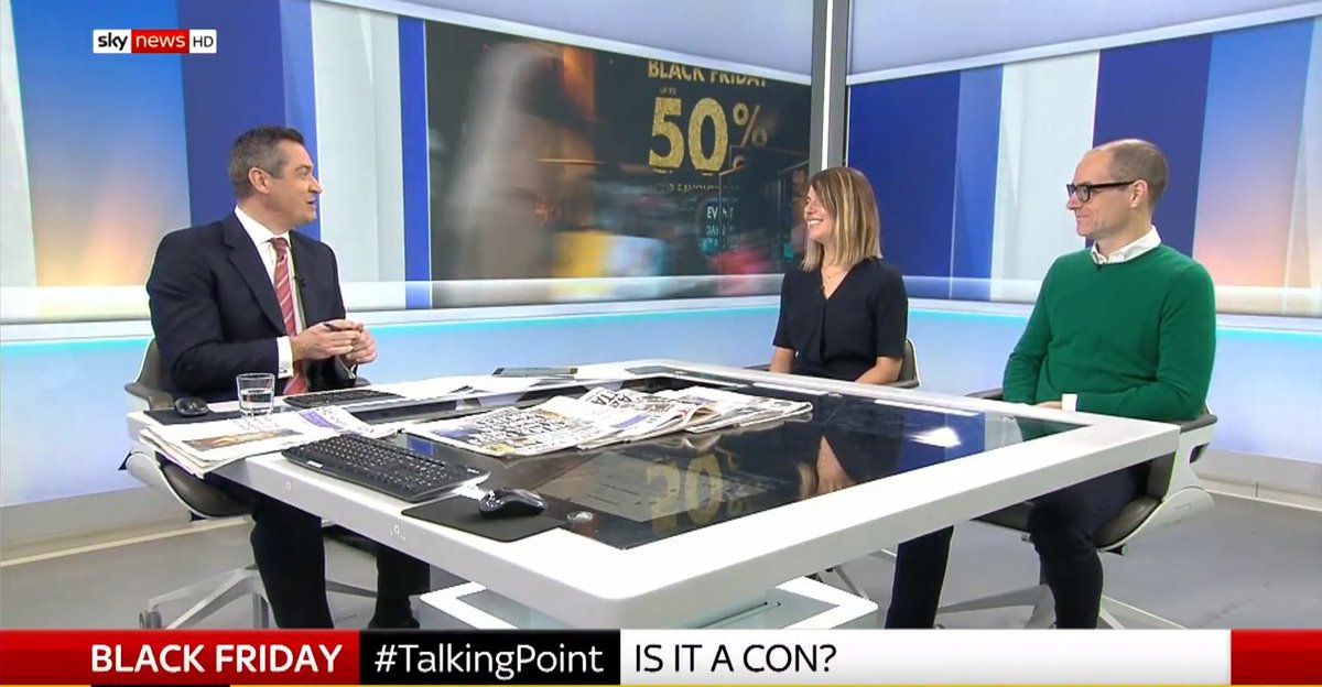 moneycouk's tweet photo. Our Editor-in-Chief @HannahMaundrell has been on @SkyNews #talkingpoint this morning discussing #BlackFriday. Do you think its a con or can you actually get good deals? https://t.co/mf7BnUz5m1