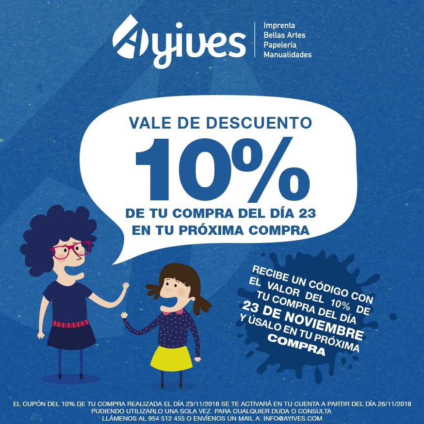 ayivesonline's tweet photo. ¡El Black friday llega a Ayives!

¡No te quedes sin tu cupón del 10% de tu compra del día 23!

https://t.co/jeDXi1AWGQ https://t.co/NjnvLjJvcD