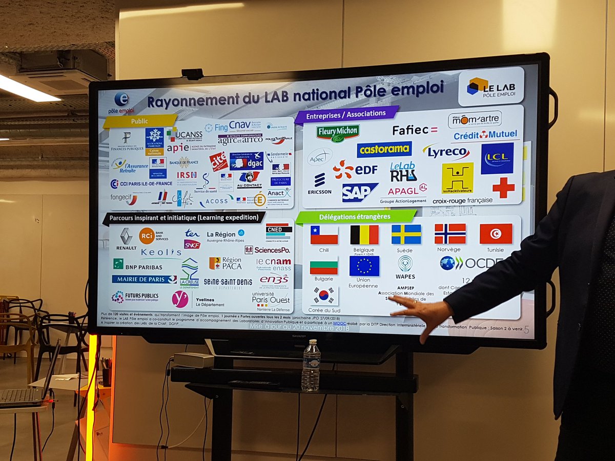 Ym78200's tweet photo. #semaineIP En 4 ans d'existence le @poleemploi_LAB  a accompagné les projets de plus de 100 entreprises et institutions publiques  #innovation et #emploi https://t.co/LmYBZ9Go8h