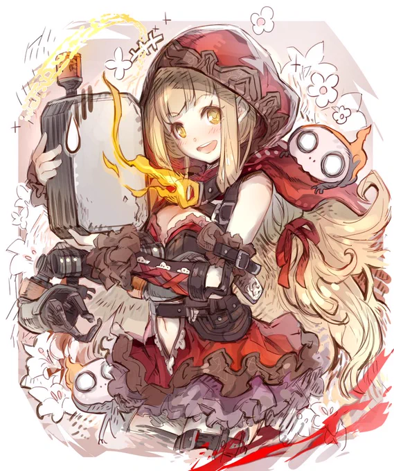 赤ずきんボイス新生でめでたい過去絵。オオカミさんがいっぱいだぁ。
#シノアリス 