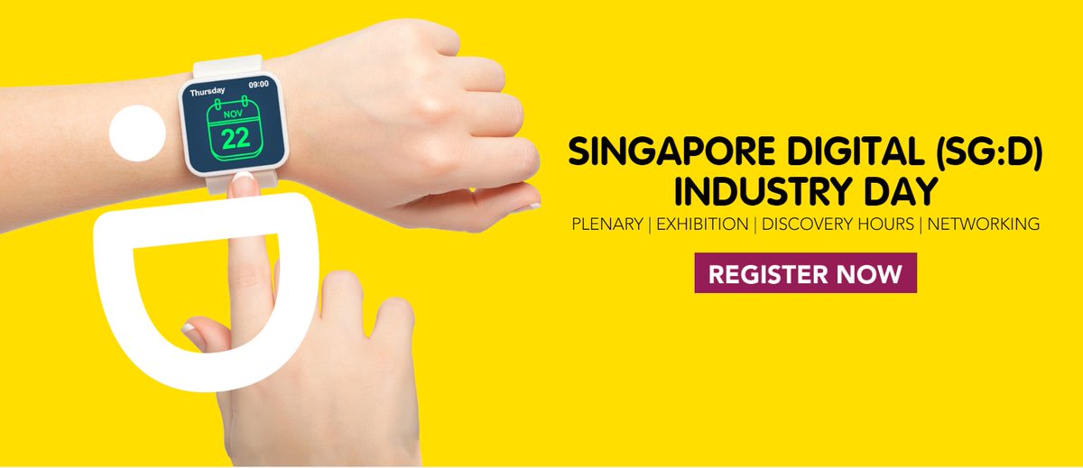 veriTAG_'s tweet photo. Register now for Singapore Digital (SG:D) Industry Day on 22nd November 2018!

#veritag #verihub #IMDA

https://t.co/rgytaPicXq https://t.co/JbgJou0RfX