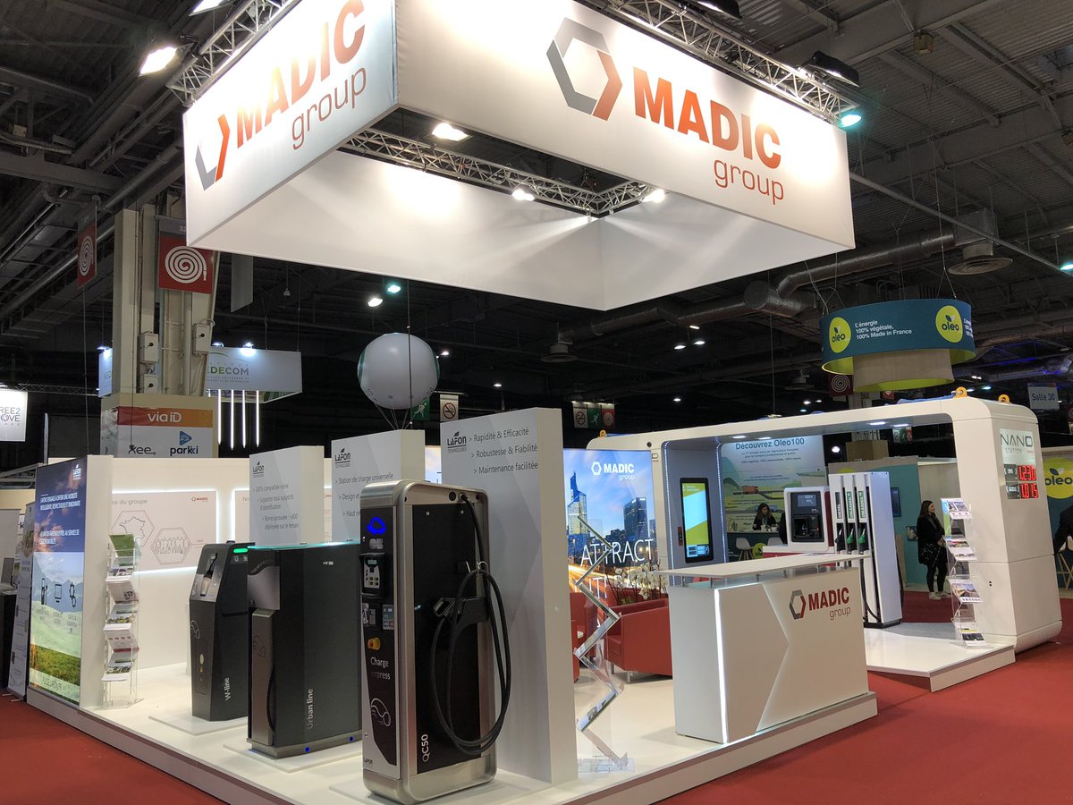 sjuminer's tweet photo. Ne laissez plus vos citoyens en panne ! Retrouvez la seule et unique station-service qui se déplace au #SMCL2018 ainsi que nos #Bornesdecharge pour #VehiculeElectrique sur le stand @GroupMadic pavillon 3 https://t.co/3DTTiOZql9