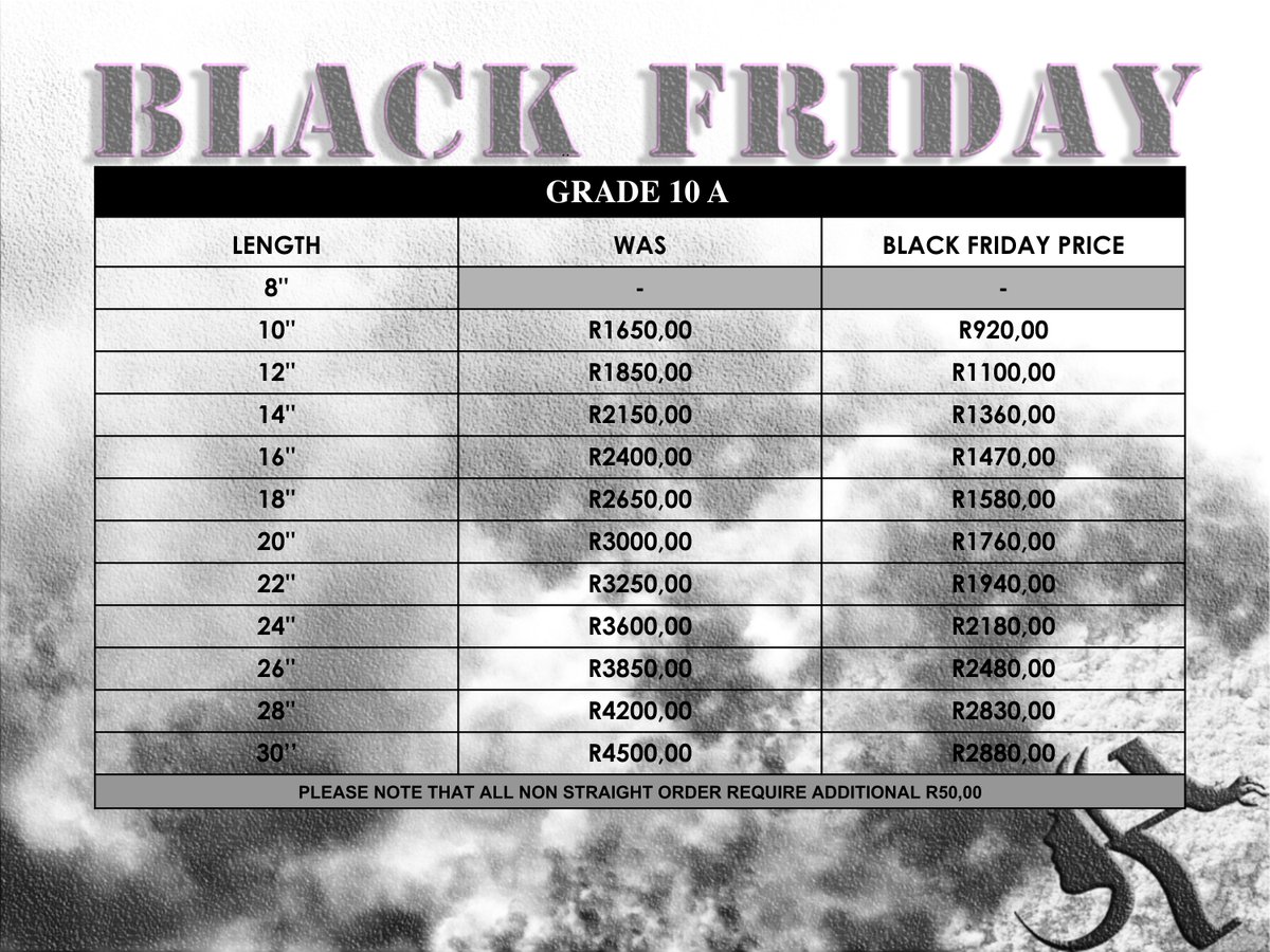 WeavesrusZA's tweet photo. 📢📢📢
Hey Dears 
We finally have you covered, #BlackFriday #WeavesRus Style, no lines, no sweaty shops and no pushing and shoving. 
👀our thread and following posts regarding how to order and get yourz.
Prices are on 🔥🔥🔥🔥 https://t.co/LT0GDMOQVH
