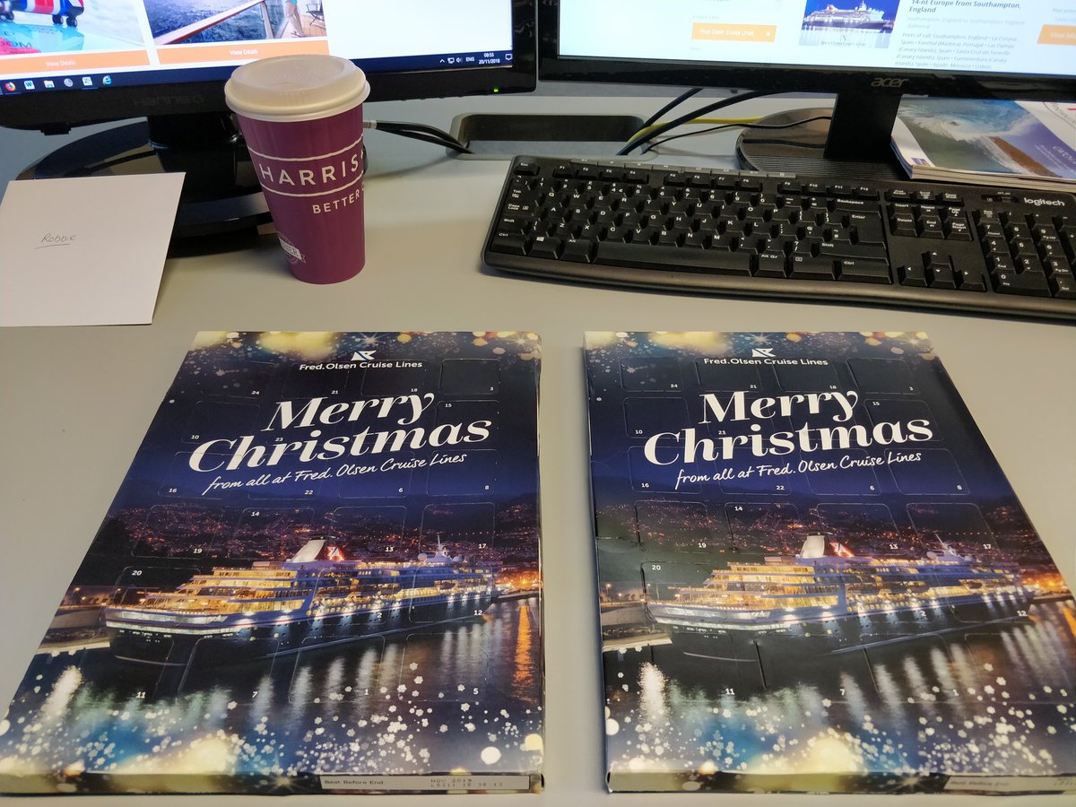 Robbie_White_1's tweet photo. Ahhh, thank you very much @FredOlsenCruise @FOCLSalesTeam @carlaball @WooldridgeKate! The team are very grateful. Well, they would be if I told them these were to share...#Touchdown #Cruise #Travel https://t.co/aNdG06QWFQ
