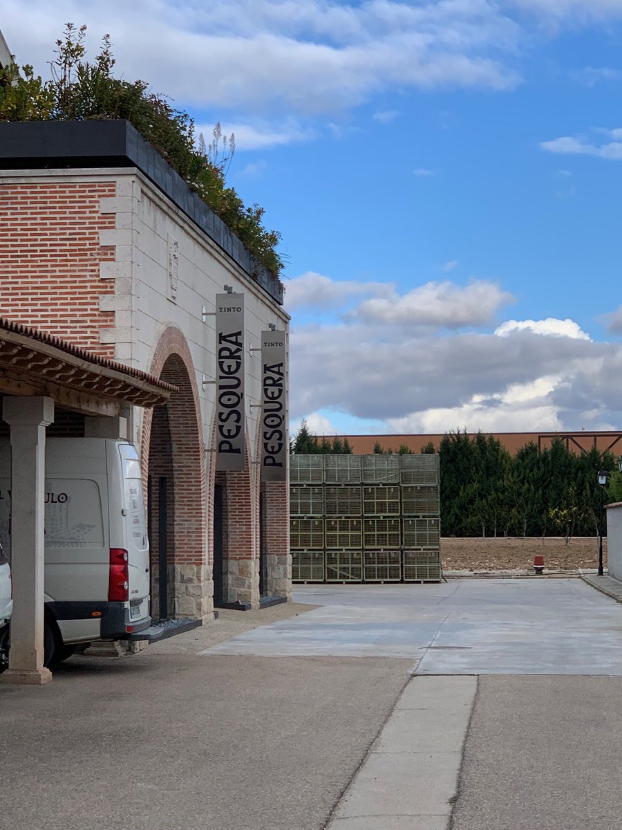 Kicked off a week in Spain at Tinto Pesquera with a tasting and tour, including checking out this ancient press dating to the 16th C