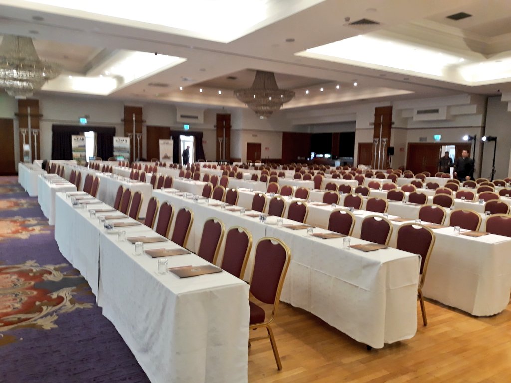 Set up and ready to go @GCSAI15 Sportsturf Ireland Conference 2018, <a href="/Knightsbrook1/">Knightsbrook Hotel, Spa & Golf Resort</a> Meath #turfimprovements