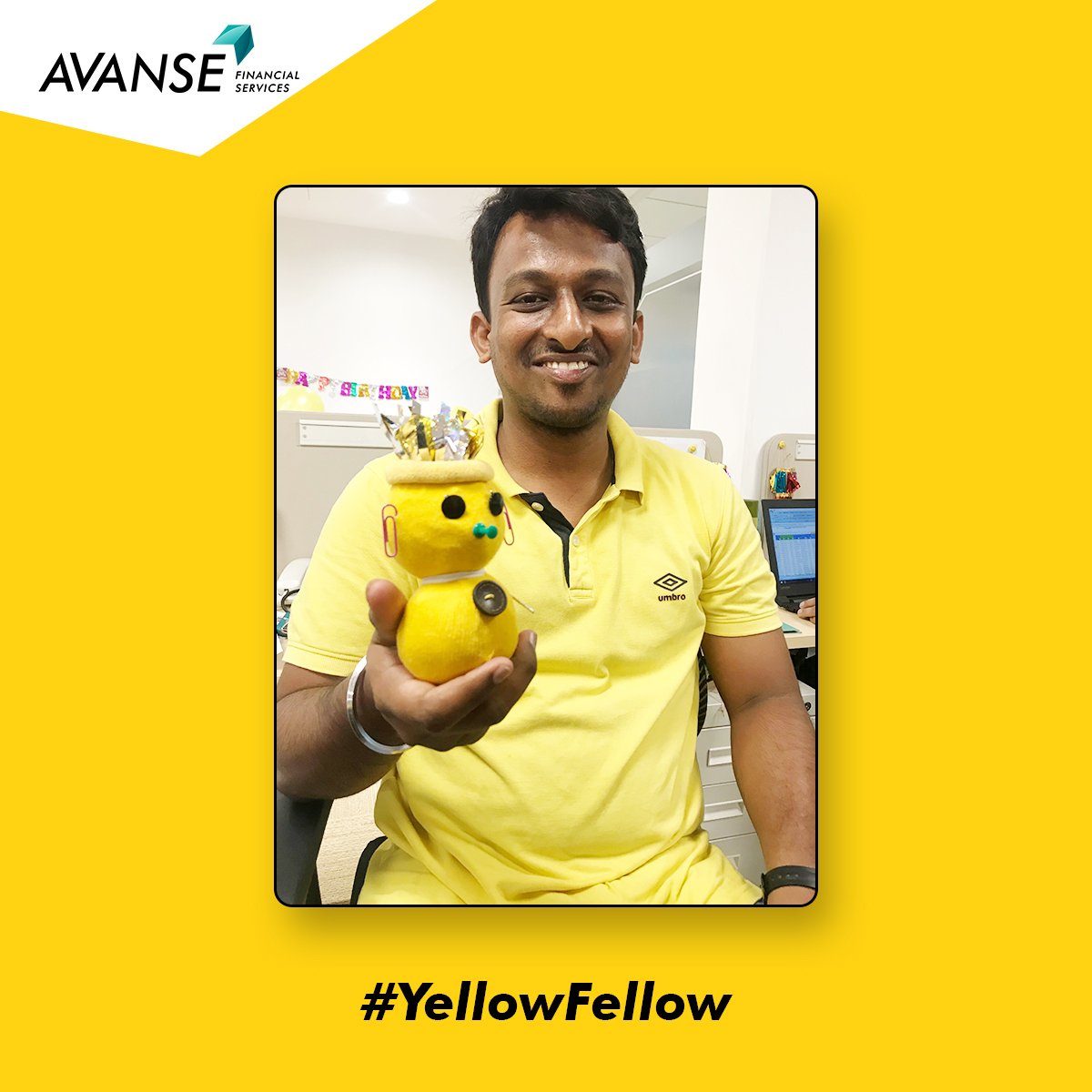 AvanseEduLoan's tweet photo. #YellowFellow #AvanseYellowFellow #CryIndia #supportchildrights #happychildrensday #happychildhood https://t.co/u2Ac2ULBvZ