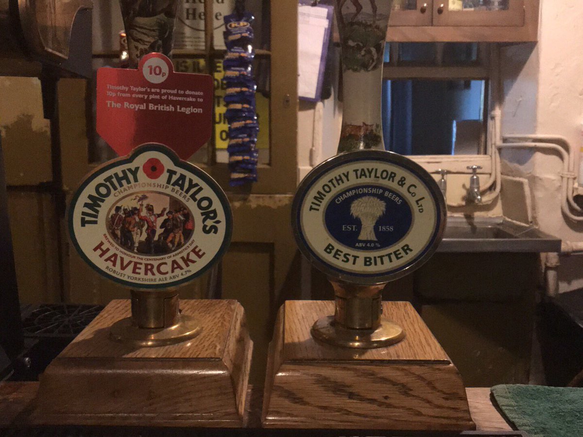 studdleber's tweet image. At long last we have #Havercake on the bar. It’s one of #timothytaylor’s best beers. So come on and try a pint and tell us what you think!!#falconinn #puboftheyear #arncliffe #keepitlocal.