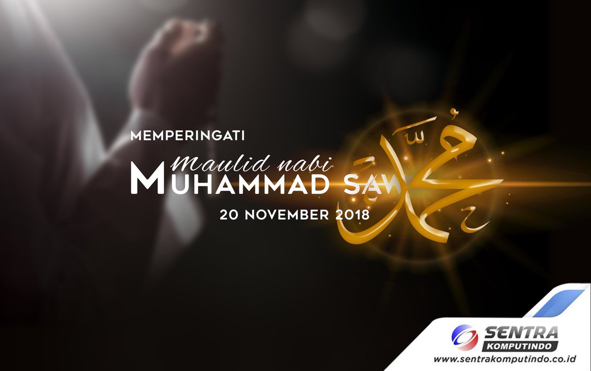 SentraKaraoke's tweet photo. انت شمس انت بدر
انت نور فوق نور
انت اكسير و غالي
انت مصباح الصدور

Engkau bagai matahari dan purnama
Engkau adalah cahaya dibatas cahaya
Engkau bagai emas murni dan mahal nilainya
Engkau adalah lentera hatiku..
PT. Sentra Komputindo mengucapkan selamat Maulid Nabi Muhammad SAW. https://t.co/NBez4PV0dN