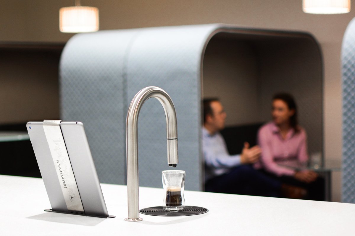 ScanomatUK's tweet photo. The unique, under-counter #TopBrewer design means it can be easily integrated into any space, giving you complete freedom to design. Need some inspiration? Take a look at our #TopBrewer gallery: https://t.co/07BZjjnWWa #CoffeeReimagined #FreedomToDesign #WorkplaceDesign https://t.co/TqOe8G7IQF