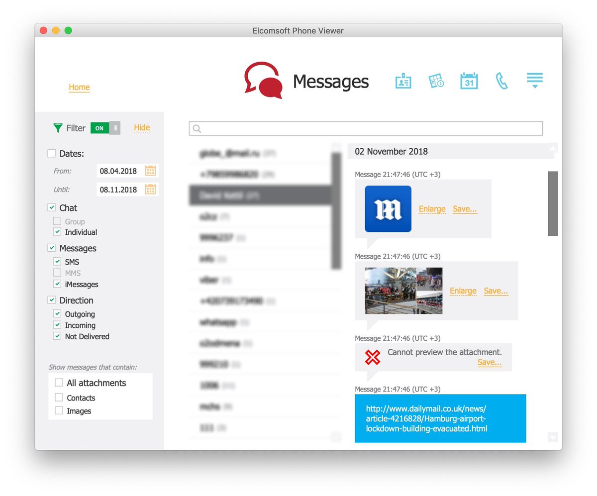 PresseInfo's tweet photo. #Forensik-Tool von #ElcomSoft ermöglicht erstmals Zugriff auf #iMessage-Anhänge: https://t.co/Bnxq9BTe49 #iOS #Apple #IT https://t.co/Uvp4ltjvtV