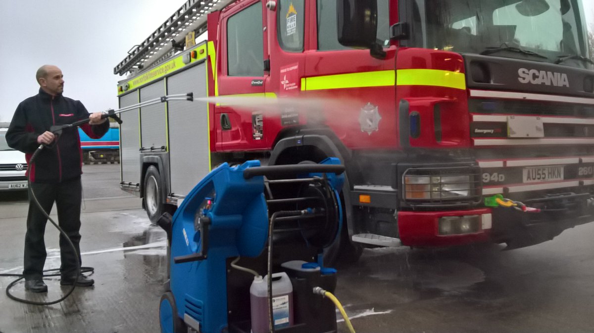 Hughcrane's tweet photo. We have recently supplied @Norfolkfire – Training and Development Service with quality #pressurewashers and #cleaningchemicals to help keep the fire appliances in a clean and presentable condition. Big thanks for your support and we look forward to a strong business relationship. https://t.co/txH8rcU4zI