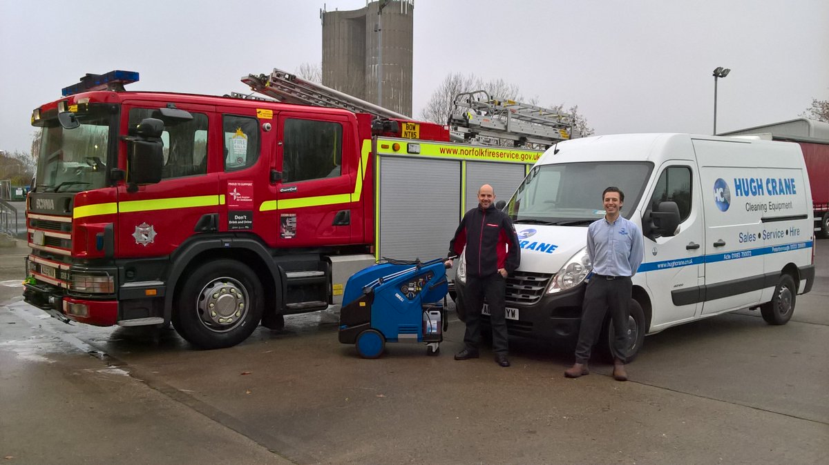 Hughcrane's tweet photo. We have recently supplied @Norfolkfire – Training and Development Service with quality #pressurewashers and #cleaningchemicals to help keep the fire appliances in a clean and presentable condition. Big thanks for your support and we look forward to a strong business relationship. https://t.co/txH8rcU4zI