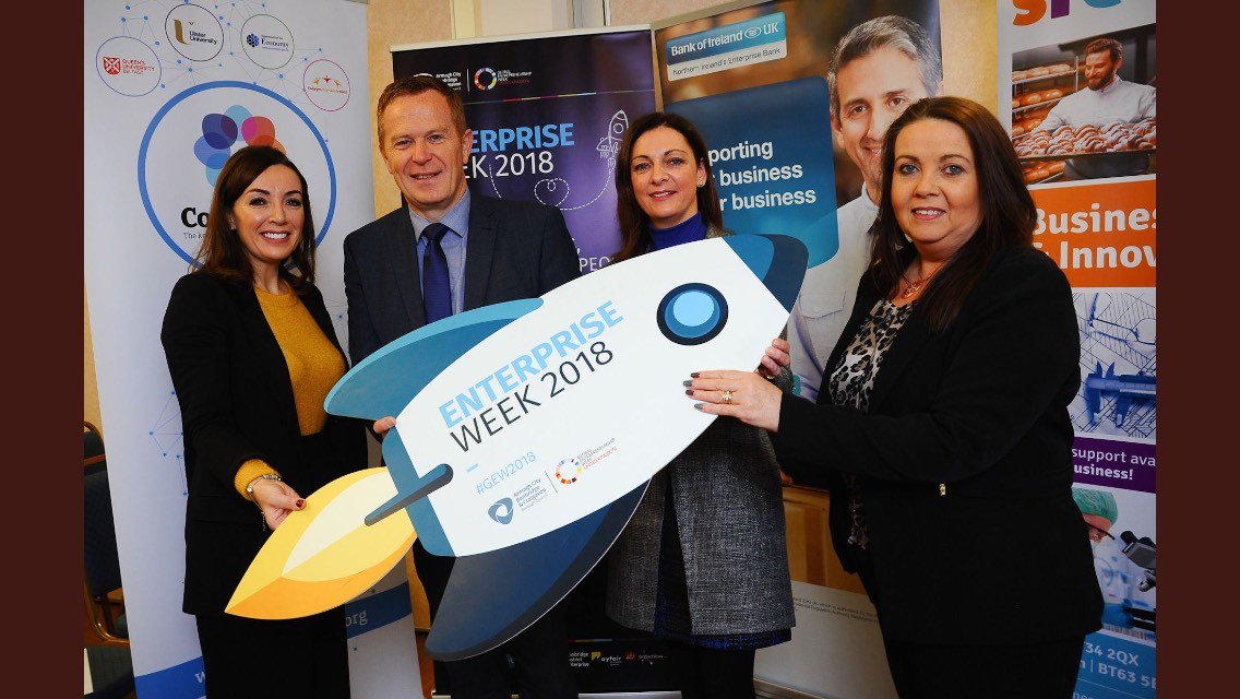 ConnectedNI's tweet photo. We were delighted to fund @BusinessSRC's Ready, Steady, Innovate event as part of #EnterpriseWeek. Thanks to speakers @RolltackLtd, @liammcevoy82 and i360AR @InvestNI @Inter_Trade @abcb_council @srcchat #abcew18 #ew18 #betterbusiness #letsdobusiness https://t.co/i08Ilyly35 https://t.co/4jzrOhAQav