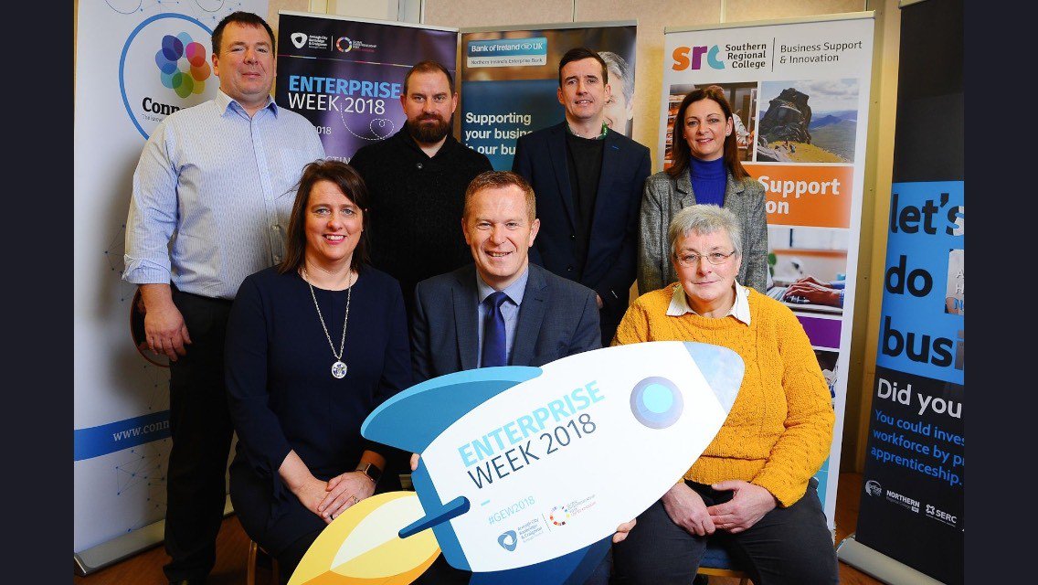 ConnectedNI's tweet photo. We were delighted to fund @BusinessSRC's Ready, Steady, Innovate event as part of #EnterpriseWeek. Thanks to speakers @RolltackLtd, @liammcevoy82 and i360AR @InvestNI @Inter_Trade @abcb_council @srcchat #abcew18 #ew18 #betterbusiness #letsdobusiness https://t.co/i08Ilyly35 https://t.co/4jzrOhAQav