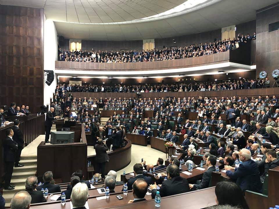 Cumhurbaşkanımız ve Genel Başkanımız Sayın @RT_Erdogan başkanlığında Haftalık Olağan Grup toplantımızı gerçekleştiriyoruz.