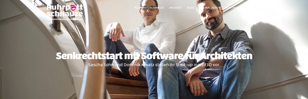 Vor kurzem hatten wir Besuch von Katrin Schnelle der „Ruhrpottschnauze“. Im Interview hat sie uns auf den Zahn gefühlt, was in INZEPT3D steckt.

ruhrpottschnauze-agentur.de/senkrechtstart…

#Ruhrpottmacher #Inzept3D #Architektur #bochum