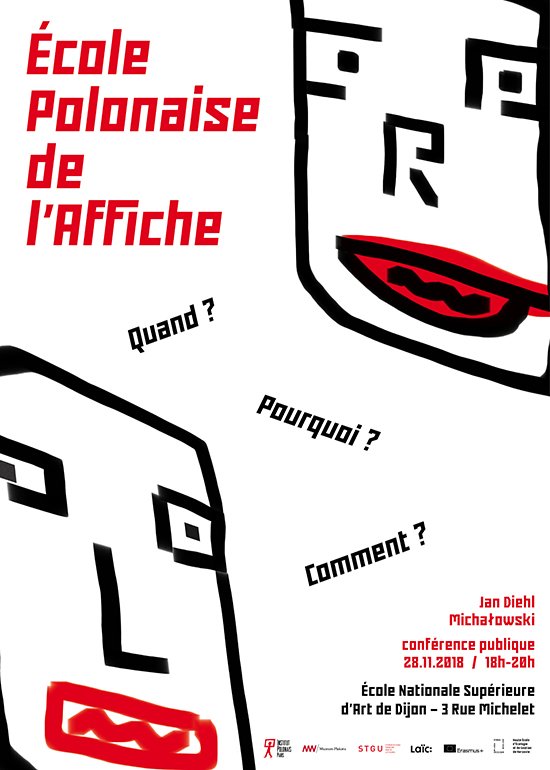 ENSADijon's tweet photo. #Conférence #ensadijon   
Jan Diehl Michalowski "L’école Polonaise de l’Affiche – quand / pourquoi / comment ?"
📅 28/11    
🕰️ 18h  
👉  https://t.co/DVVODgaIzd      
#Dijon #Pologne #affiche #École #Varsovie https://t.co/OsKG1fwgxu
