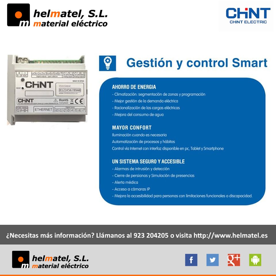 HelmatelSL's tweet photo. Invertir en #eficienciaenergética repercute de forma positiva no sólo en tu industria sino en el Medio Ambiente.
Gracias al Autómata Programable #ChintControl, los clientes ahorran e impulsan la #sostenibilidad
+info en https://t.co/7ivlcq7TNZ https://t.co/cnivIxaka1