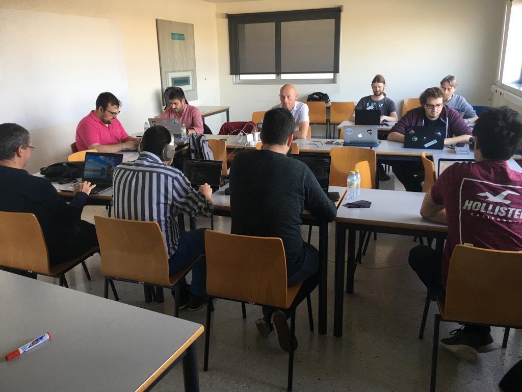 simplesamlphp's tweet image. SimpleSAMLphp workshop in Valencia! Contributors from several places in Europe working hard on a new user interface for SimpleSAMLphp.