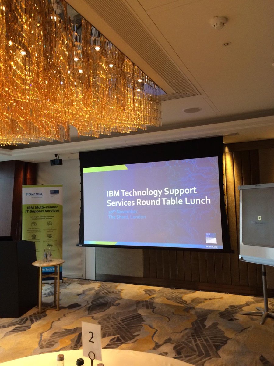 TechDataUKIBMHW's tweet photo. Looking forward to welcoming our #IBMPartners today here at the Shard in an hourโs time for our #TDIBMTSSTable - tweet us using our hashtag when you arrive ๐ https://t.co/2Qpi9Y7PVu