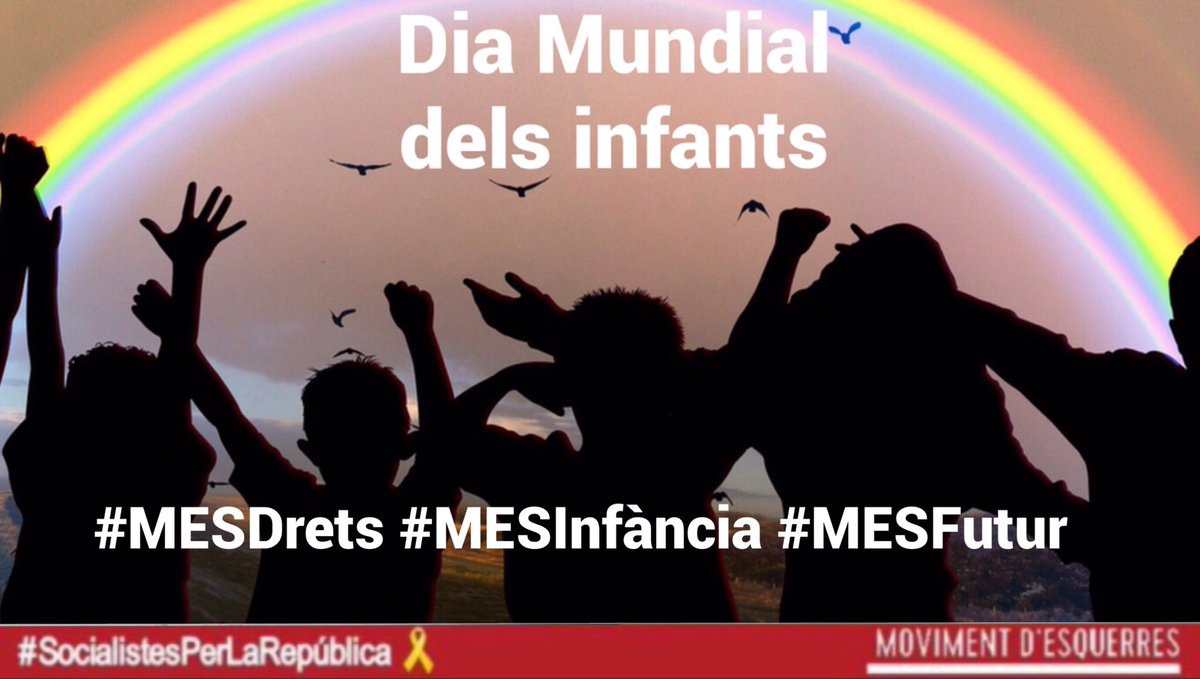 MovEsquerresCat's tweet photo. Dia Universal dels Infants, fa 59 anys @UN va adoptar la Declaració Drets d l'Infant i 29 d la Convenció Drets d l'Infant i tot i així resta molt a fer i molts infants amb els deus drets vurlnerats #MESDrets #MESInfants #MESFutur 🌹 https://t.co/NTeC8Eyskr
