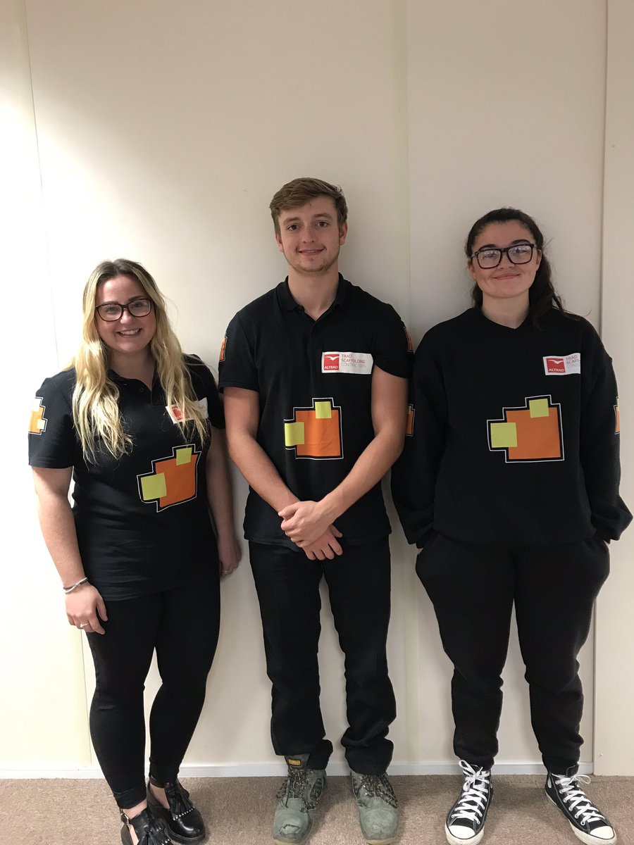 TRAD_Scaff's tweet photo. Meet @StephBetts_TRAD &amp; Gracie both on our Trainee Management Scheme along with Ryan one of our Apprentices, who is now a fully qualified Scaffolder. #TRAD offer a well structured, efficient mentoring program which is bespoke for each individuals learning! #KnowledgeInspired https://t.co/6AakNrSZMr