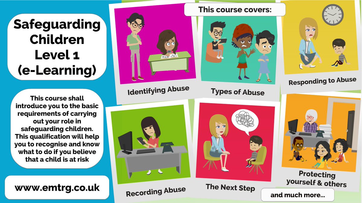 Emtrg's tweet photo. Ensure you know how to keep everyone safe with a Safeguarding Children Level 1 certification #emaginationtraining visit https://t.co/oQiTafTKUs #eLearning #coachdriver #minibusdriver #aupair #babygroup #coffeemorning #teachersuk https://t.co/hlrcOcFPEl