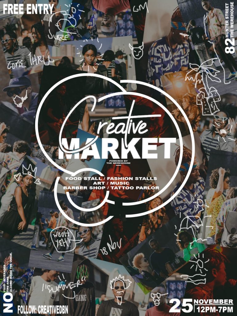 the_conjunktion's tweet photo. THIS COMING SUNDAY DON’T MISS @the_conjunktion at @The_Werehouse 😅

Time - 12:00 | 19:00
Venue - 82 Hunter Street, Durban

#theconjunktion
#kasiflavoredgrill
#dbncreativemarket 
#creatives 
#goodvibes 
#sundayfunday 
#durbanhasmore https://t.co/iPdi9KTp1g