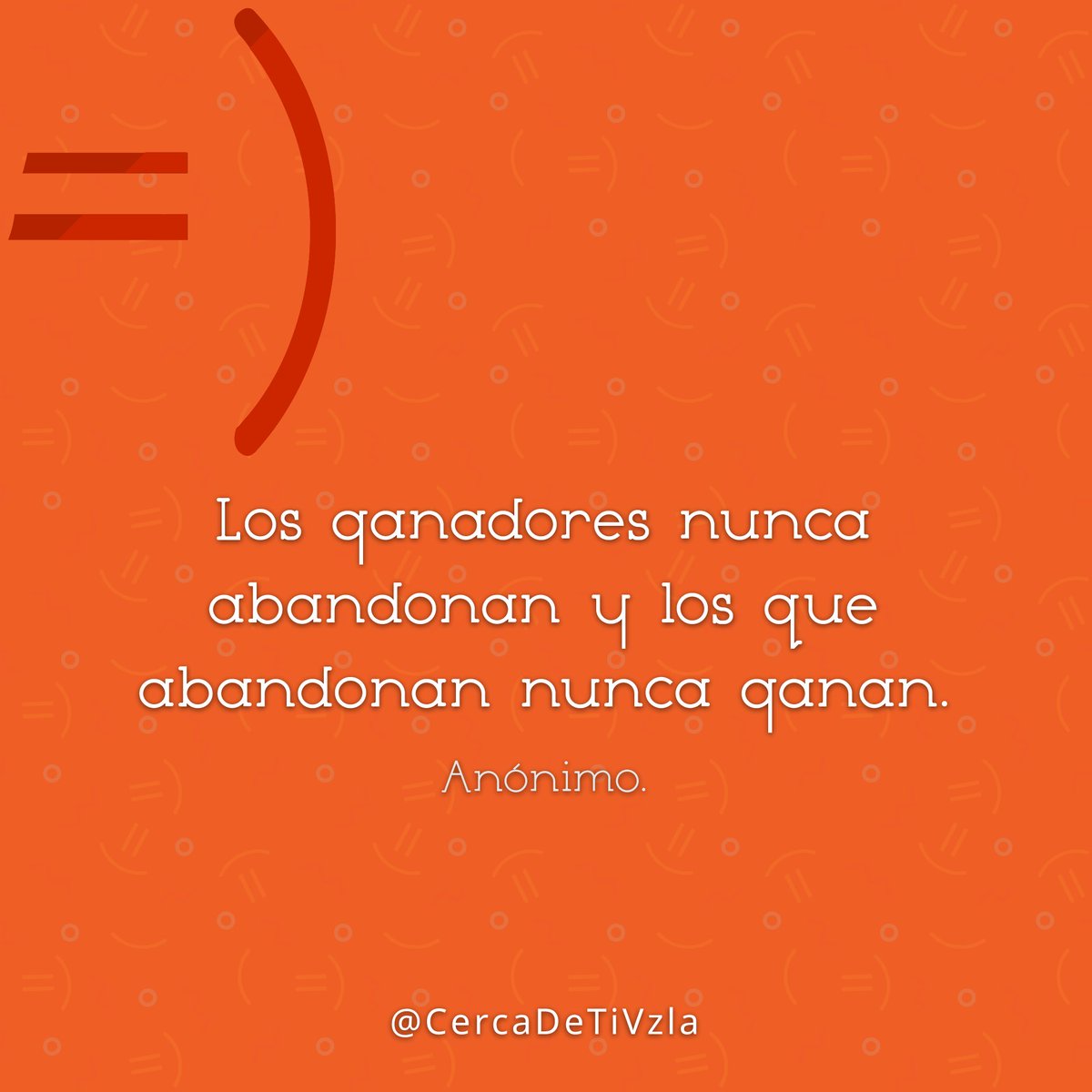 CercaDeTiVzla's tweet photo. Un ganador nunca deja de intentarlo💪🏼
¡Que la confianza en Dios y la perseverancia sea tu aliada en este nuevo día!🌞😉 =)
#FelizMartes #SonríeDiosCreeEnTi #CercaDeTi2018 #CercaDeTiVzla https://t.co/JUxLLMXkrE