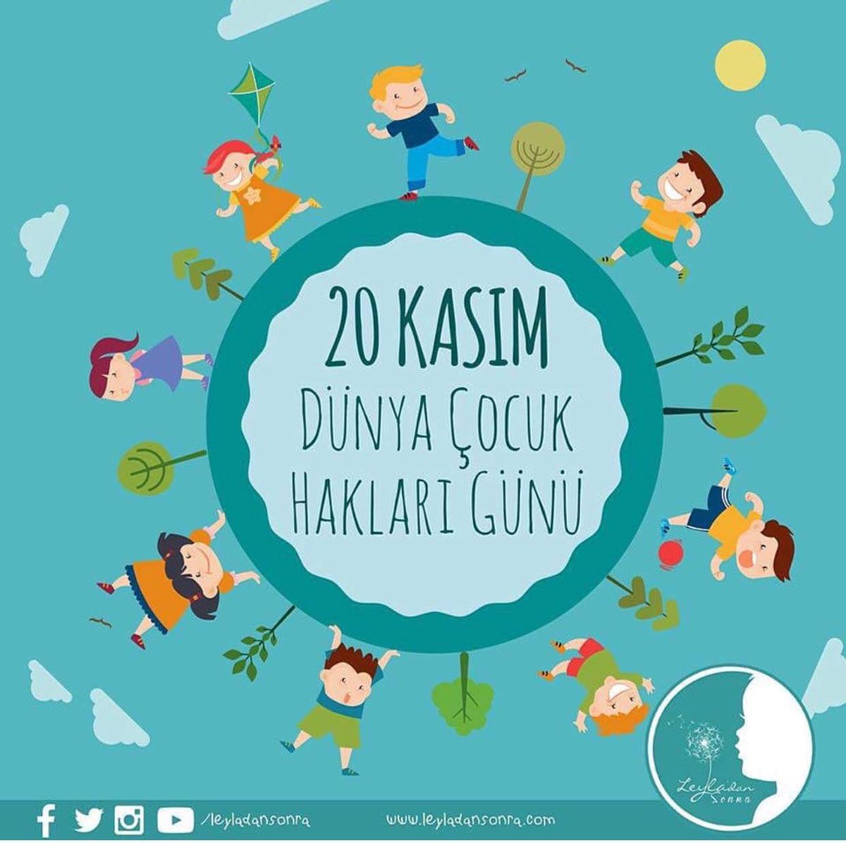 leyladansonra's tweet photo. Tüm çocukların eşit şekilde yaşama, beslenme, barınma, eğitim, sağlık gibi vazgeçilemez temel haklara sahip olduğu; duygu ve düşüncelerini özgürce ifade edebildiği; fiziki, ruhsal ve sosyal yönden sağlıklı olduğu bir ortamda büyümesi umuduyla Dünya Çocuk Hakları Günü Kutlu Olsun! https://t.co/12sNZJetQL