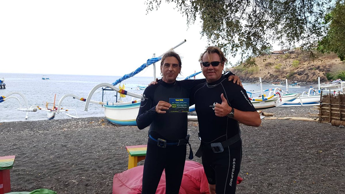 save_nemo's tweet photo. Our team is still in #Indonesia to save our #corals and to stop #plasticpollution in #ourocean2018. The region around Amed is still OK - but there are also some "Black Sheeps" ...
#WEsaveNEMO https://t.co/STC8IW1OoT